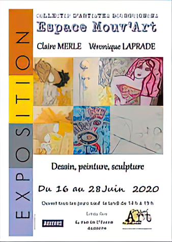 Claire Merle et Véronique Laprade Dessin, peinture, sculpture