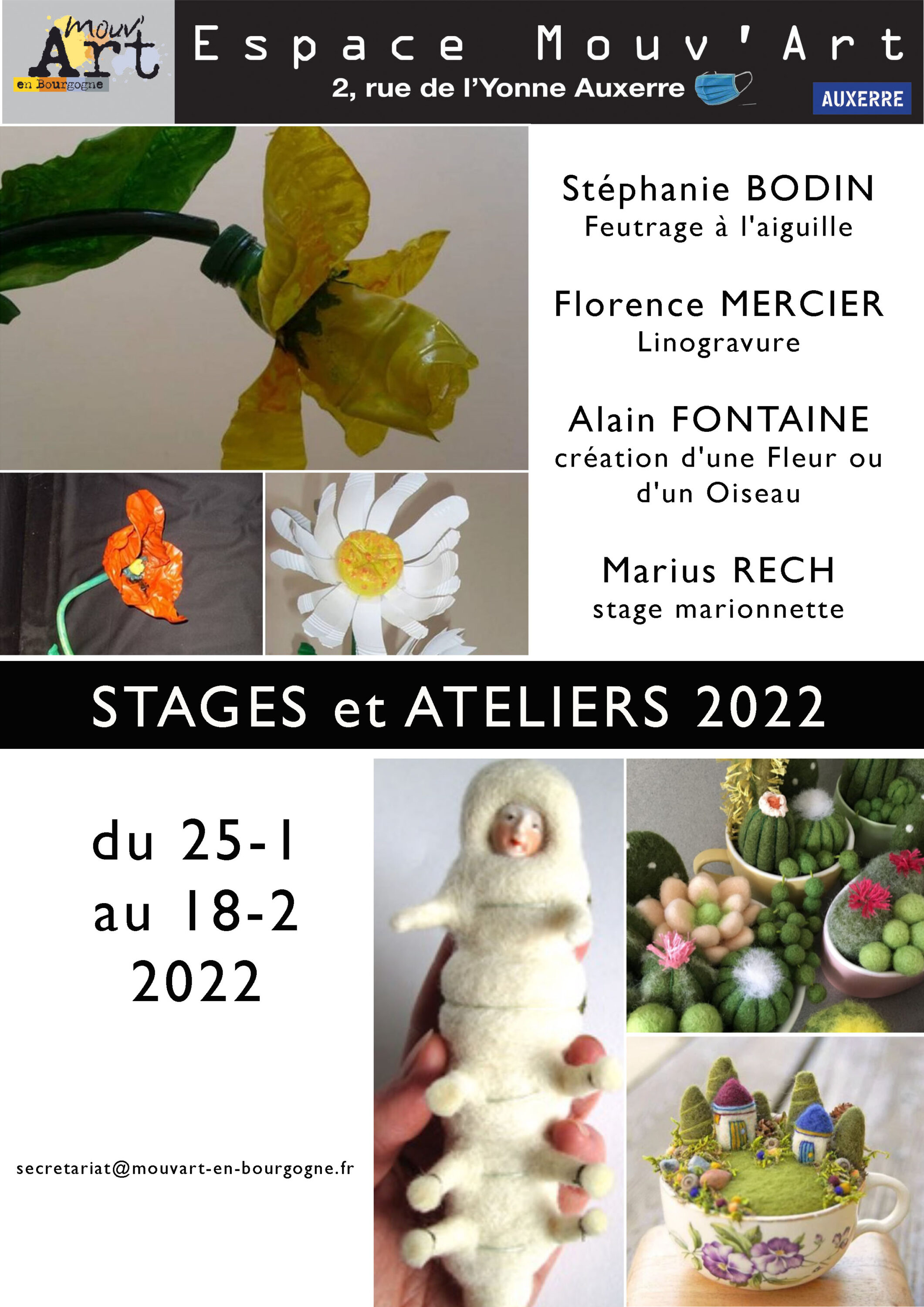 STAGES et ATELIERS 2022